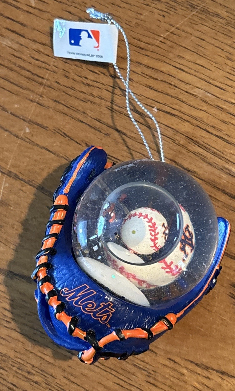 New York Mets 2008 Snow Globe Glove Forever Collectibles Ornament NIB