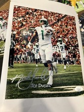 Noah Sewell Oregon Ducks Signed photo 8x10 auto autograph football Jersey JSA