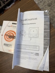 SEGA Dreamcast HKT-3020 Console, 2 Controllers, Memory Card, Manuals