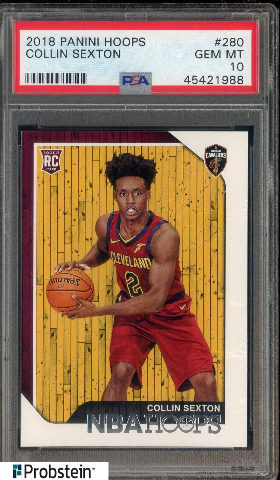 2018 Panini Hoops #280 Collin Sexton Cleveland Cavaliers RC Rookie PSA 10