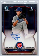 2023 Bowman #CPA-JF Jackson Ferris Chrome Prospects Autographs