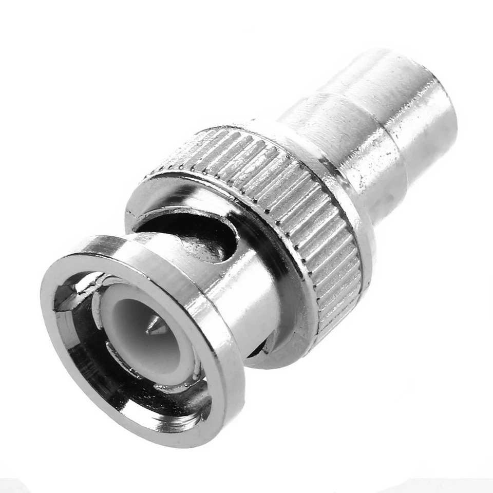 5 Pcs BNC Male Plug to  Female  Coaxial Connector for CCTV Video D7W52276 - Image 4 of 4