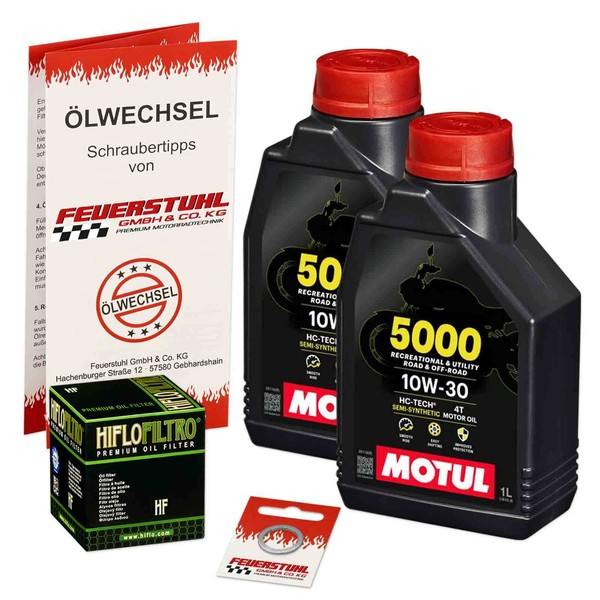 Honda SH 350 I (NF11) 21-23, Motul 10W30 ÖL + Hiflo ÖLfilter, MotoröL Set-image