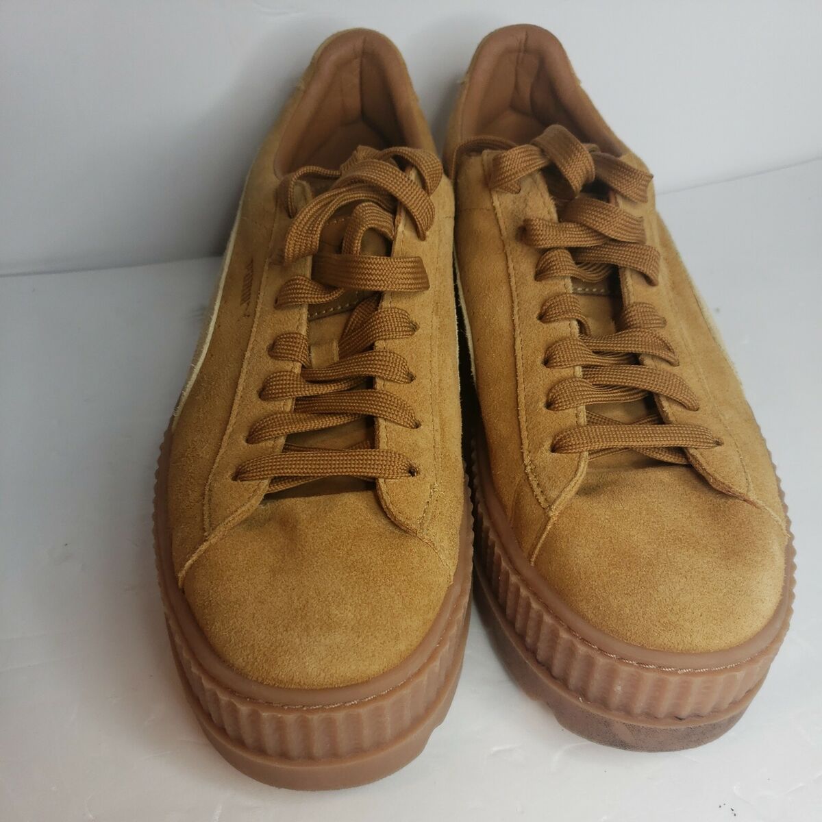 Puma Fenty Rihanna Cleated Creeper Lace Up Suede Womens Puma Fenty Rihanna Cleated Creeper Lace Up Suede Womens