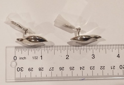 Tiffany & Co Authentic Feather Sun Wave 925 Sterling Silver clip on earrings - 第 17/18 張圖片