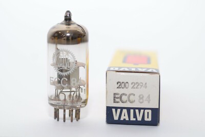 Vintage Valvo ECC84 / ECC 84 / 6L16 Doppel Triode, Röhre, Tube, Radio, NIB, NOS
