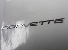 CHROME C5 Corvette Dash Plastic Lettering 1997 - 2004 Base & Z06 NOT VINYL