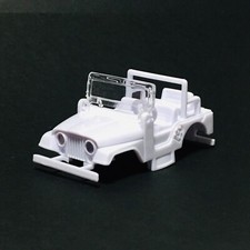 Auto World 1979 Jeep CJ-5 Unpainted Body, Fits AFX and X-Traction Chassis