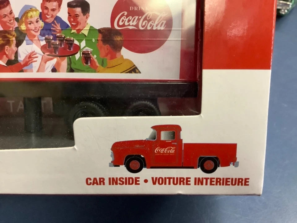 Coke cola M2 MACHINES Hauler 1956 Ford COE & 56 Ford pickup - Image 3 of 4