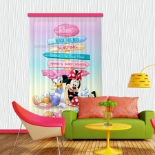 Disney Minnie Rideau Occultant Fenêtre Chambre Enfant 140x245cm 280 Gr/m2