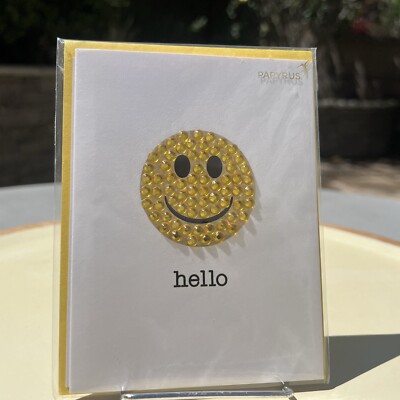 Papyrus Smiley Face Thinking of You Everyday Card