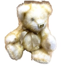 Dan Dee Gold Plush Bear First Edition Celebrating 21st Century Teddy 2001 Y2K