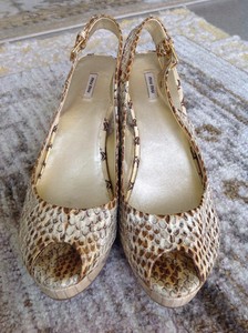 miu miu snakeskin shoes