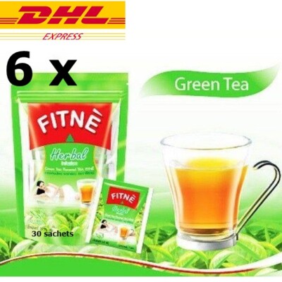 6 X Detox Green Tea FITNE Herbal Infusion Good Health Weight Management Halal