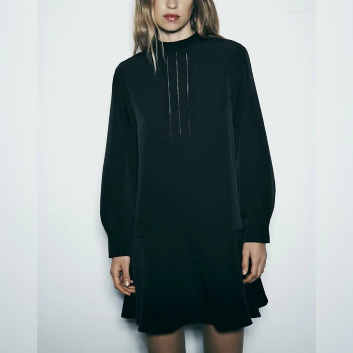 zara black formal dress Zara Black Square-Neck Jumpsuit With Cape Sleeves – Club L London