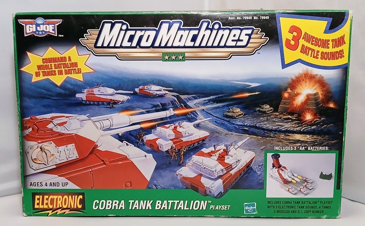 GI Joe-Micro Machines–Cobra Tank Battalion Electronic Playset