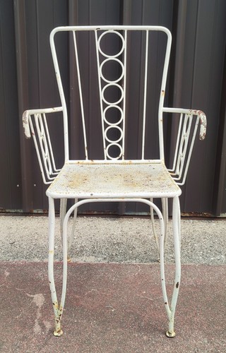 Sedia Vintage In Ferro Anni 60 - Foto 7 di 9