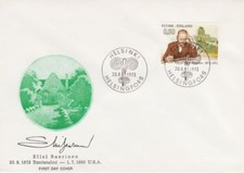 Eliel Saarinen famoso architetto Finlandia come nuovo FDC 1973