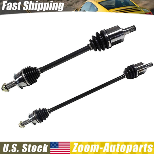 2.4L Front LH & RH Pair CV Axle Shaft For Honda Accord EX LX DX Auto Trans 03-07