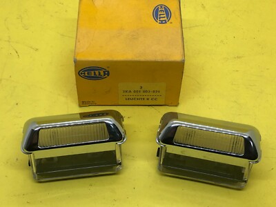 Opel Manta, Ascona A, B Rekord C, D Hella License Lights Kennzeichenleuchte  NOS