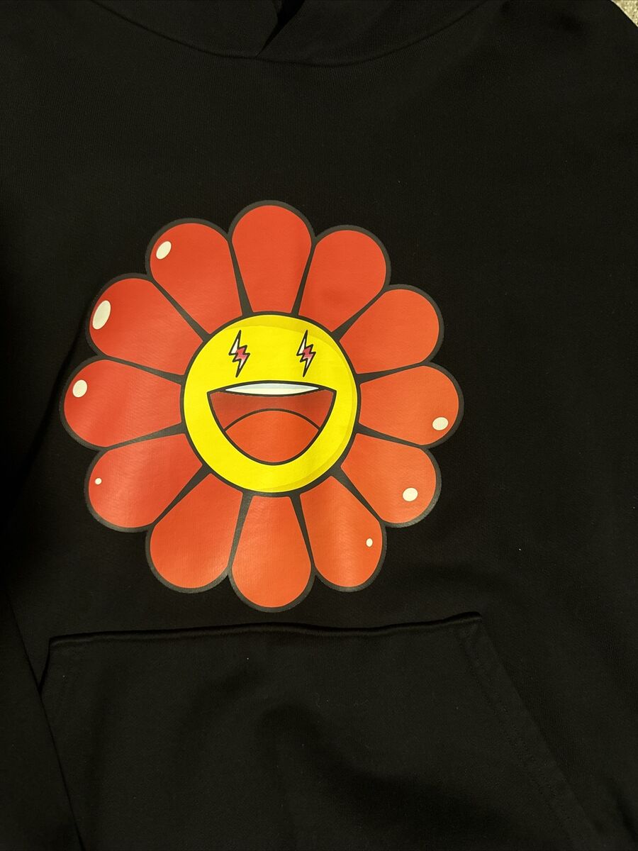 j balvin x takashi murakami black with red flower Hoodie j balvin x takashi murakami black with red flower Hoodie