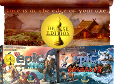 TINY EPIC VIKINGS DELUXE KICKSTARTER EXCLUSIVE EDITION + RAGNAROK EXPANSION NEW!