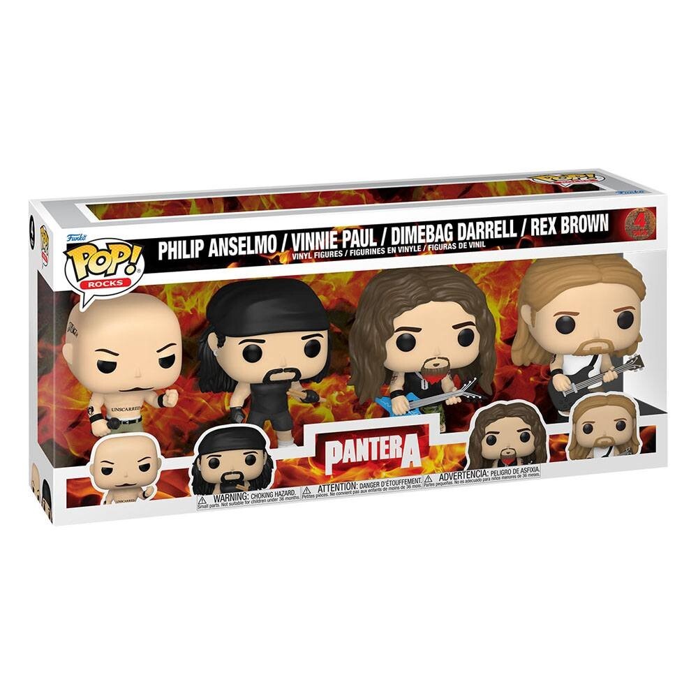Pre-Order Coupon [€ 70] Pantera Pop! Rocks Vinyl Figure 4-Pack Funko