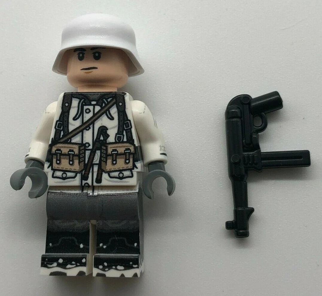 Lego Minifigure - WW2 Schutzstaffel Parka Body #3 - TMC - German Engineer