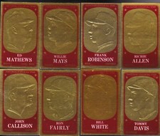1965 Topps Embossed Lot of 20 NL Stars w/HOFers EX - EX/MT  MAYS MATHEWS F ROBBY