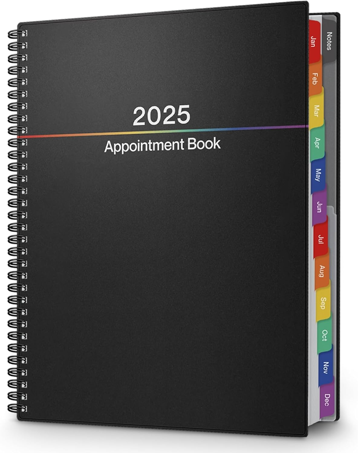 Appointment Book 2025 8.5X11 (Colorful), Jan to Dec 2025, Large Daily Weekly Pla