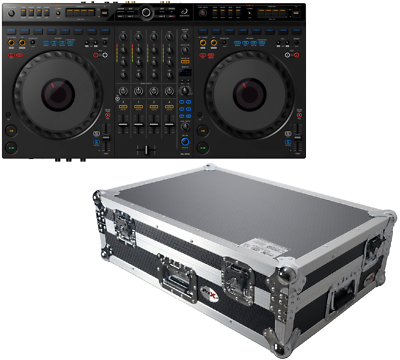 AlphaTheta DDJ-GRV6 DJ controller 4-ch+ ProX XS-DDJFLX10W Flight