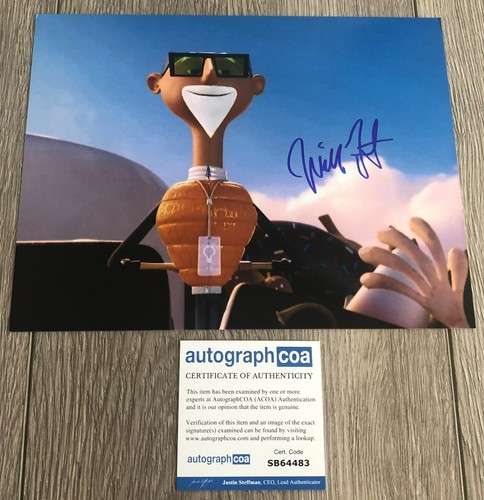 WILL FORTE SIGNED CLOUDY WITH A CHANCE OF MEATBALLS 2 8x10 PHOTO B w/PROOF ACOA