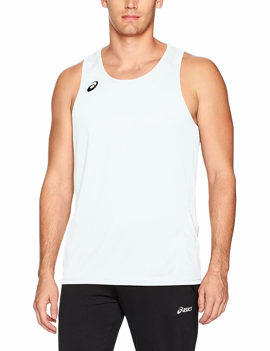 Asics mens top team sweep singlet