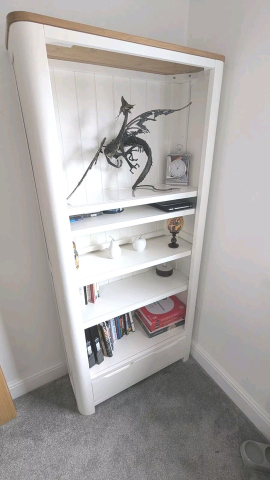 Desk and Tall Bookcase from Oak furnitureland, cost price £1270. eBay