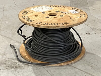 Service Wire Co XHVWT2/0BK Cable 2/0 1C 19 Strand Tinned Copper 200' FT
