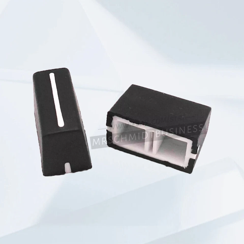 4pcs Fader Knob Cap For Pioneer DDJ-SX SZ Rane 61 62 64 68 Denon Numark (Black)