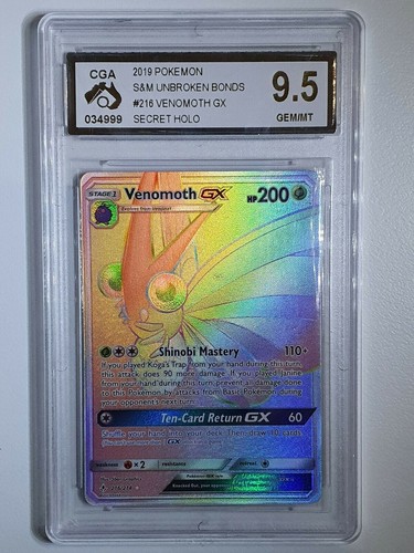 Venomoth-GX graded PSA 10 for sale on eBay
