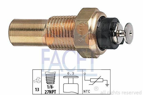 Facet KüHlmitteltemperatursensor FüR Chevrolet Epica,Evanda,Nubira,Rezzo-image
