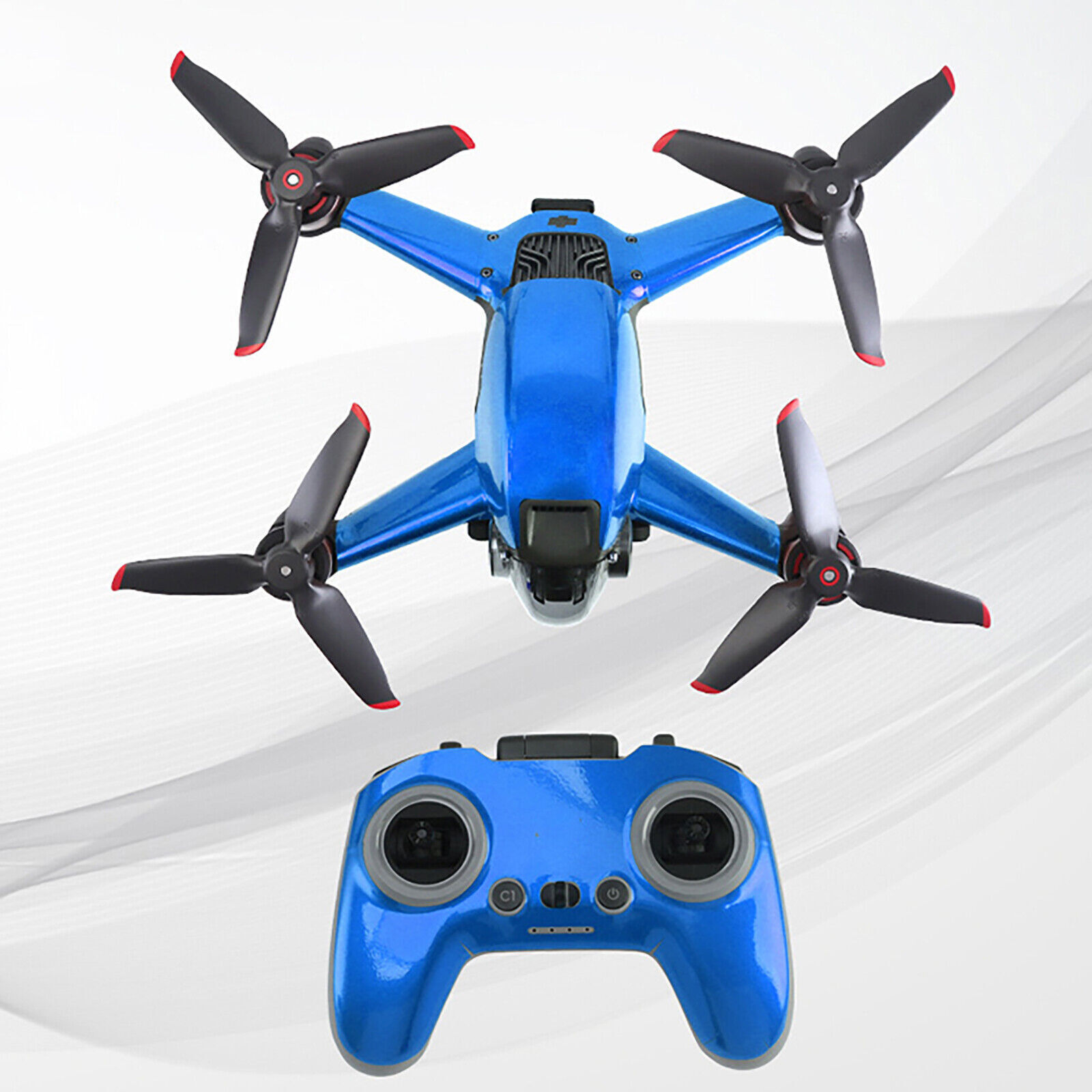 PVC Sticker Skin Film Remote Control Protector Accessories Fit For DJI FPV Drone