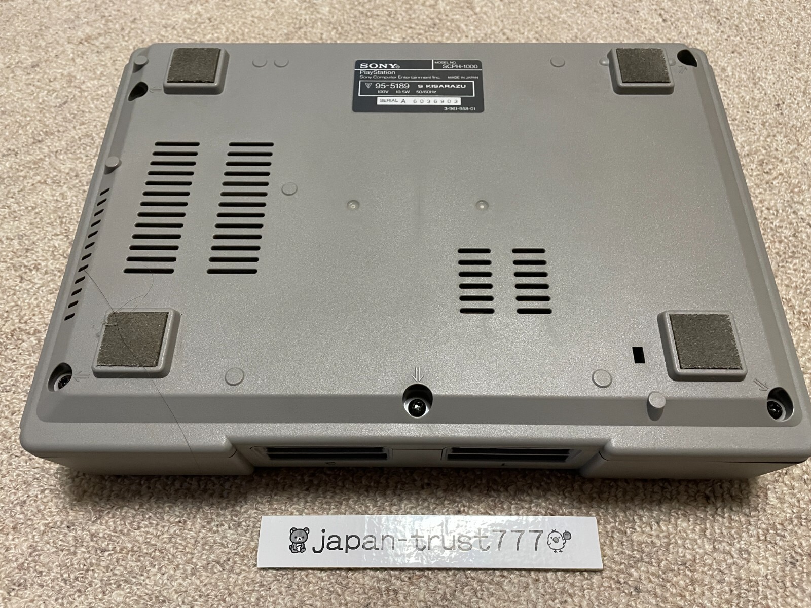 Sony Ps1 Playstation Scph 1000 Console System Made In Japan Japanese Ntsc J Ebay Sony Ps1 Playstation Scph 1000 Console System Made In Japan Japanese Ntsc J Ebay