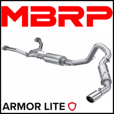MBRP Armor Lite 3'' Cat-Back Exhaust System fits 2022-2024 Toyota Tundra 3.5L V6