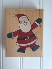 Rubber Stamp Santa Christma