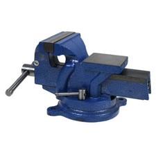 Bench Vise 4 Inch Heavy Duty Cast Iron Vice with Anvil and 360° Swivel Base