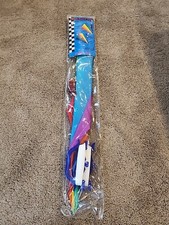 FLASH stunt kite 510a rainbow flash go fly a kite performance 1993 32x28