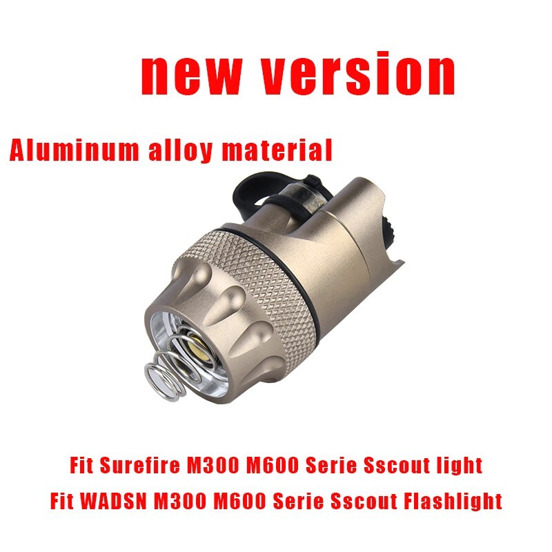 Tactical Flashlight Switch Tactical Tail Cap Pressure Switch For Surefire M300 & M600 Lights - SL07 Upgrade 5.11 Tactical Camping & Hiking Flashlights Tactical Flashlight Switch Tactical Tail Cap Pressure Switch For Surefire M300 & M600 Lights - SL07 Upgrade 5.11 Tactical Camping & Hiking Flashlights