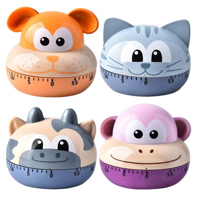 Cartoon Animal Kitchen Timers Mechanical Baking Cooking Timer Manual Timer