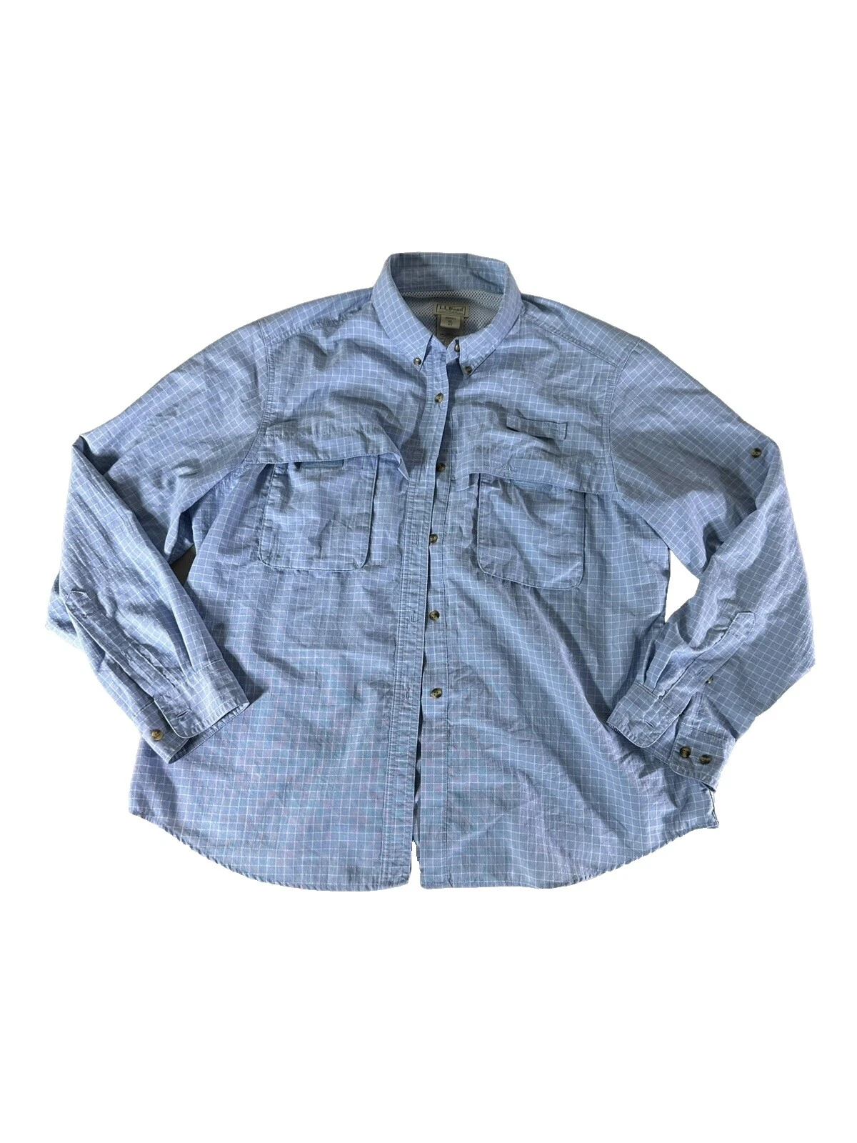 Manga Larga Poliéster L.L. Bean camisas y otros de pesca