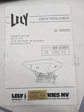 Manuali Lely C 1000 C 1400 PARTI DI RICAMBIO