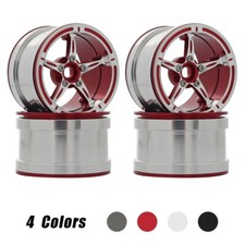 Metal Beadlock 2.2" Rims Hub for 1/10 RC Crawler Car Axial SCX10 RR10 90048 TRX4