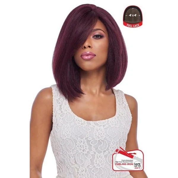 Harlem125 synthetic hair 2025 lace front wig 4x4